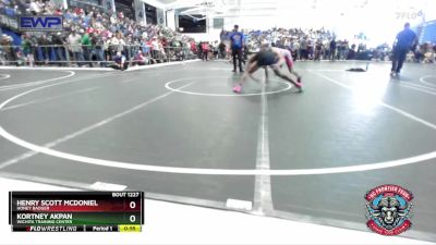 125 lbs Semifinal - Henry Scott McDoniel, Honey Badger vs Kortney Akpan, Wichita Training Center