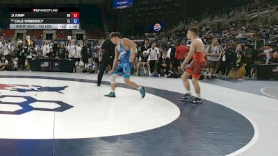 132 lbs Champ. Rd Of 128 - JJ Jump, Oregon vs Cale Wimberly, Florida