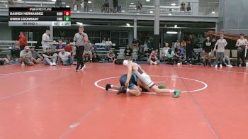108 lbs Rr Rnd 1 - Damien Hernandez, Hornet WC - HSBAFC vs Owen Coonradt, Parkland - HSBAFC
