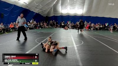 56 lbs Round 3 (6 Team) - Timmy Cruz, Rogue WC vs Kelton Smith, Crossroads Wrestling