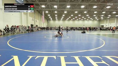 126 lbs Consi Of 32 #1 - Jordynn Davis, KY vs Loghan Dwyer, NY