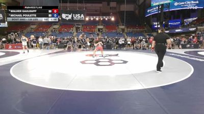 138 lbs Cons. Sub-rd Of 16 - Walker Gaulrapp, MN vs Michael Poulette, MO
