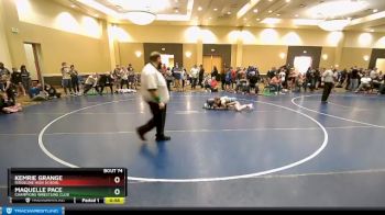 105 lbs 1st Place Match - Maquelle Pace, Champions Wrestling Club vs Kemrie Grange, Ridgeline High School