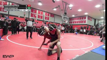 132 lbs Consi Of 8 #2 - Daishawn Mayfield, Tulsa Hale vs Chris Steinmeyer, Tulsa Union