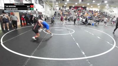 144 lbs Cons. Round 3 - Oscar Garcia, El Monte vs Ko Ritschel, Westminster