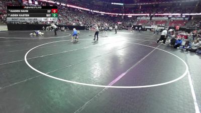113 lbs Champ. Rd Of 16 - Kaiden Hahn, Saint Croix Falls vs Aiden Kasten, Whitnall