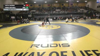 114 lbs Semifinal - Kayla Batres, Greens Farms Academy vs Kirra Mitchell, Mount De Sales Academy