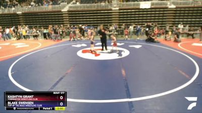 49 lbs Quarterfinal - Kashtyn Grant, Torrington Wrestling Club vs Blake Swensen, Top Of The Rock Wrestling Club