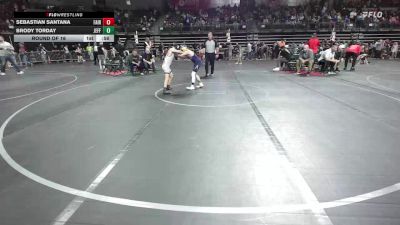 95 lbs Round Of 16 - Sebastian Santana, Fair Lawn vs Brody Torday, Jefferson Township