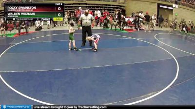 51 lbs Quarterfinal - Walden Wozniak, Gold Rush vs Rocky Swainston, Wasatch Wrestling Club