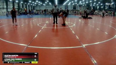 130 lbs Rd# 7- 10:45am Saturday Final Pool - Lyman Nau Rarick, SELECT, Utah vs Austin Martin, Nebraska Elite