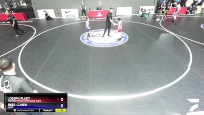 63 lbs Cons. Round 3 - Joseph Fluet, High Elevation Wrestling Club vs Rees Cohen, LAWC