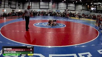 75 lbs Round 3 (6 Team) - Wolfie Strobl, DARKHORSE WRESTLING CLUB vs Ian Ward, SHENANDOAH VALLEY WRESTLING CLUB