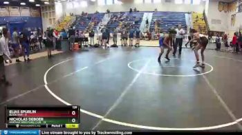 126 lbs Finals (2 Team) - Elias Spurlin, Black Hive vs Nicholas Deboer, Heritage Wrestling Club