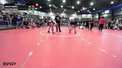 106-113 lbs Semifinal - Cole Richards, ELEVATE vs Hayley Riddell, Team Conquer