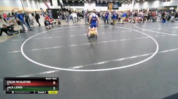 152 lbs Cons. Round 4 - Jack Lewis, IA vs Colin McAlister, KS