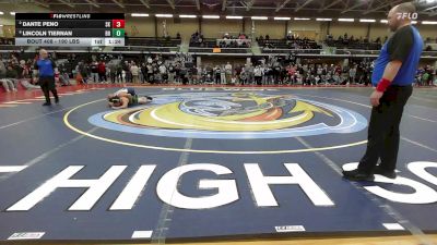 190 lbs Semifinal - Dante Peno, South Kingstown vs Lincoln Tiernan, Bishop Hendricken