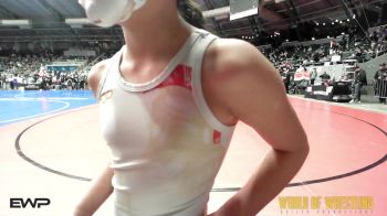 66 lbs Quarterfinal - Blair Halsted, Sebolt Wrestling Academy vs Camila Ramirez, Team Aggression