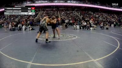 4A 285 lbs Cons. Round 2 - Hunter Lewallen, Hoggard vs Yaman Shehadeh, Providence High School