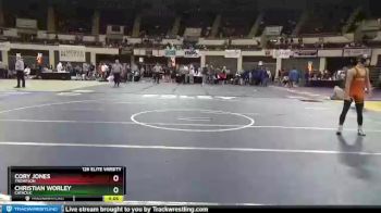 126 lbs Cons. Round 5 - Cory Jones, Thompson vs Christian Worley, Catholic