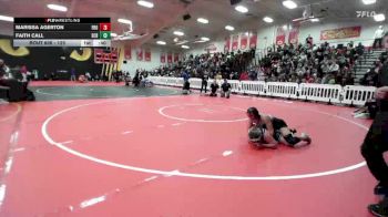 125 lbs Cons. Round 3 - Faith Call, El Camino Real vs Marissa Agerton, Frontier