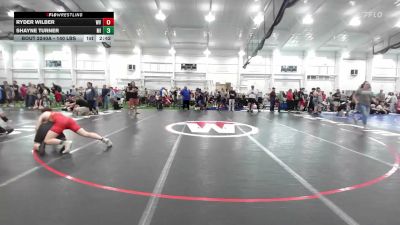 140 lbs Consi Of 8 #2 - Ryder Wilber, WV vs Shayne Turner, MI