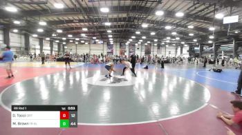 150 lbs Rr Rnd 1 - Dominic Tocci, Grit Mat Club Blue vs Matthew Brown, Triumph Blue