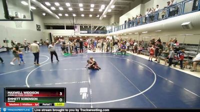 67-74 lbs Round 1 - Maxwell Widdison, American Fork Cavemen vs Emmett Sorenson, Ravage