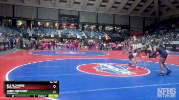 2A-106 lbs Champ. Round 1 - Eli Flowers, Union County vs Amir Gregory, Glenn Hills