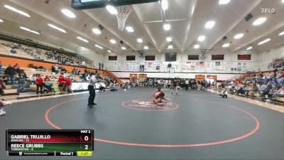 126 lbs Finals (8 Team) - Reece Grubbs, Torrington vs Gabriel Trujillo, Rawlins