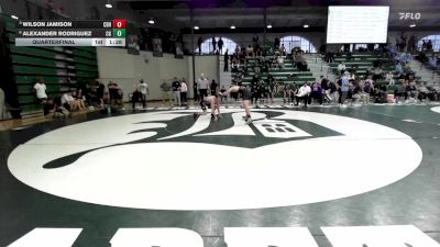 144 lbs Quarterfinal - Wilson Jamison, Christian Brothers High vs Alexander Rodriguez, Cardinal Gibbons