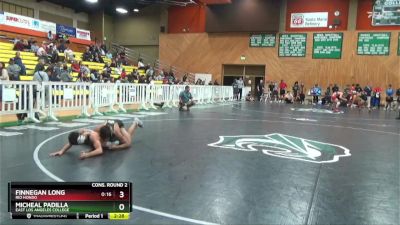 141 lbs Cons. Round 2 - Micheal Padilla, East Los Angeles College vs Finnegan Long, Rio Hondo