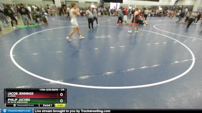 175 lbs Cons. Round 2 - Jacob Jennings, Illinois vs Philip Jacobs, DC Elite Wrestling