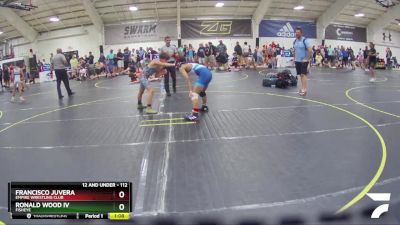 112 lbs Round 2 - Francisco Juvera, Empire Wrestling Club vs Ronald Wood Iv, Fisheye