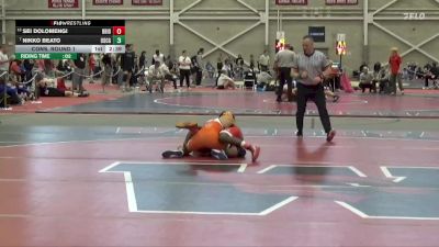 125 lbs Cons. Round 1 - Nikko Beato, Coast Guard vs Sei Dolomengi, Bridgewater State