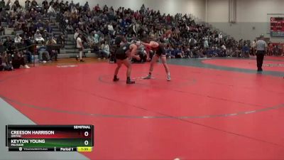 138 lbs Semifinal - Creeson Harrison, Uintah vs Keyton Young, Palisade