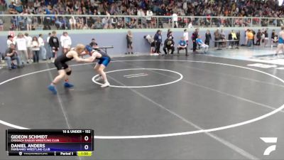 152 lbs Round 2 - Daniel Anders, Fairbanks Wrestling Club vs Gideon Schmidt, Chugach Eagles Wrestling Club