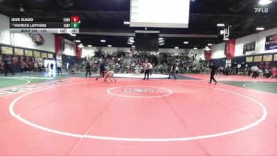 120 lbs Cons. Round 2 - Jose Suazo, El Modena vs Patrick Leffard, Chaparral