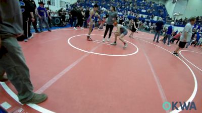 92 lbs Quarterfinal - Cale Mcgee, Choctaw Ironman Youth Wrestling vs Corey Conley, Chandler Takedown Club