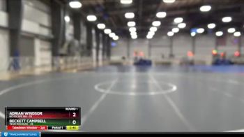 88 lbs Round 1 - Beckett Campbell, Team Michigan vs Adrian Windsor, No Escape WA