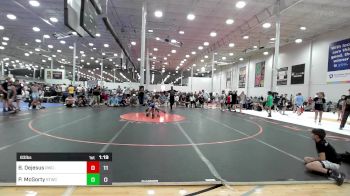 83 lbs Rr Rnd 5 - Brayden Dejesus, Ruthless WC vs Patrick McGorty, Shore Thing WC