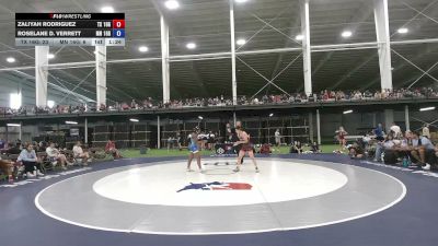 115 lbs Zaliyah Rodriguez, Texas vs Roselane D. Verrett, Minnesota