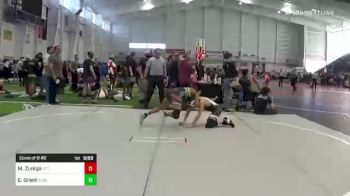 116 lbs Consi Of 8 #2 - Mark Zuniga, Atc vs Ernest Grant, Rebel WC