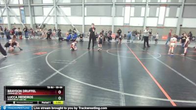 55-56 lbs Round 1 - Braydon Druffel, Lionheart WC vs Lucca Medeiros, NorthEast 509 WC