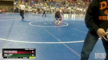 145 lbs Cons. Round 1 - Eric Chea, Jamestown vs Max McCarthy, Grand Forks Red River