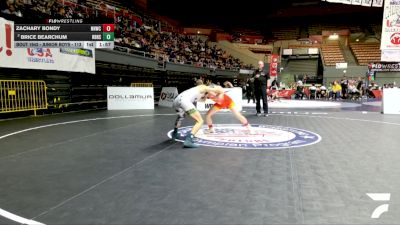 Junior Boys - 120 lbs Quarters - Zachary Bondy, North Natomas Wrestling Club vs Brice Bearchum, Red Bluff High School Wrestling