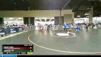 32 lbs Round 2 - Juliet Soto, Sunnyside Ironman Wrestling vs Landon Cox, Washington