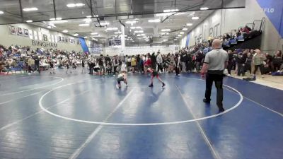 60 lbs Round 1 - Avery Johnson, Timpanogos Wrestling vs Hazel Willoughby, Soaring Eagle Wrestling Club