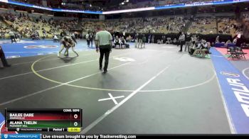 170 Class 1 lbs Cons. Semi - Bailee Dare, Owensville vs Alana Thelin, Pleasant Hill