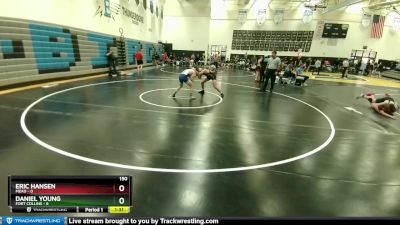 150 lbs Round 3 (10 Team) - Daniel Young, Fort Collins vs Eric Hansen, Mead